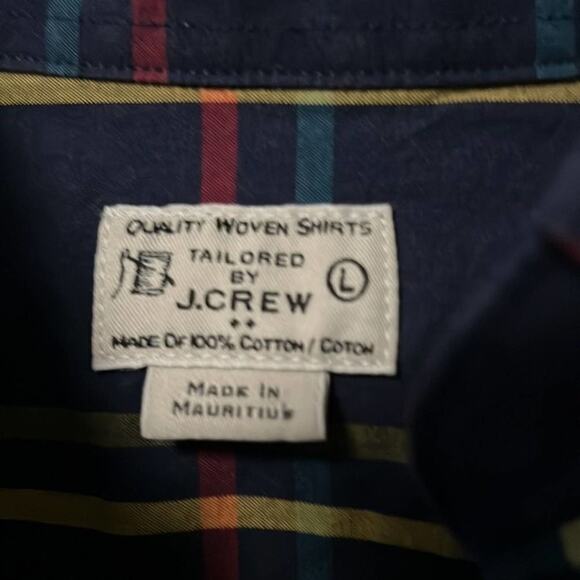 J.CREW 100%‎ COTTON PLAID SHIRT SIZE L - Picture 4 of 6